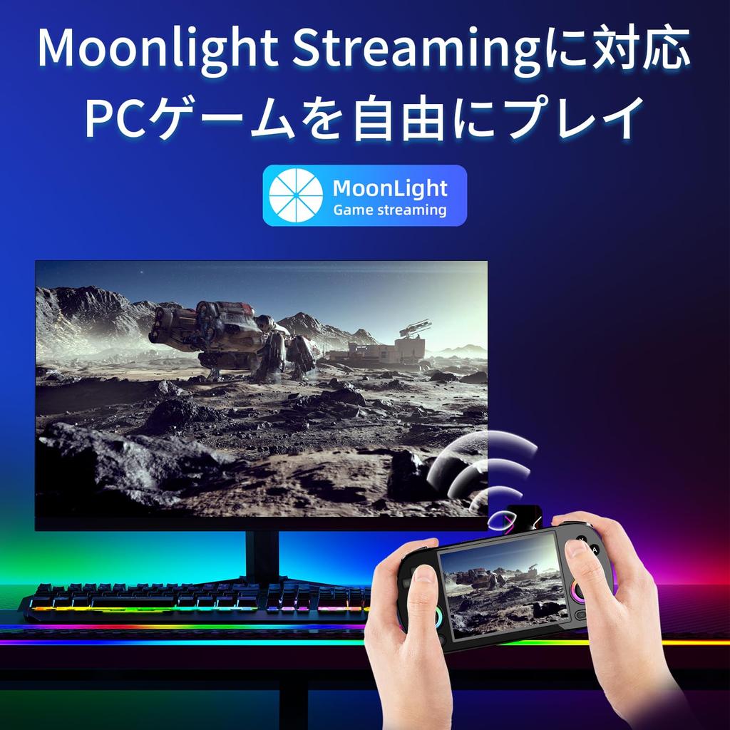 Портативная игровая консоль ANBERNIC RG40XXH с 5G WiFi 4.2, Bluetooth, классическими играми, 64-битной системой Linux, 4,0-дюймовым IPS-дисплеем, игровое оборудование