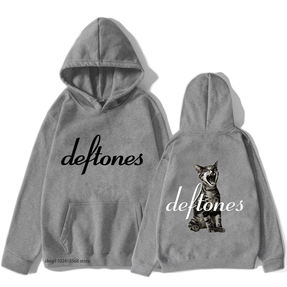 Толстовки Deftones для мужчин Around The Fur Tour Band Толстовка женская ретро-гранж уличная одежда унисекс с длинным рукавом