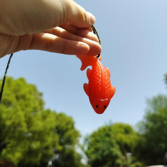 2 шт. Автомобильный кулон с ультрафиолетовым датчиком температуры, меняющий цвет, в форме утки, брелок для украшения сумки