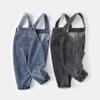 Arrival Children Clothes Baby Girls Boys Overalls Solid Brief Style Toddler Denim Overol Jumpsuits