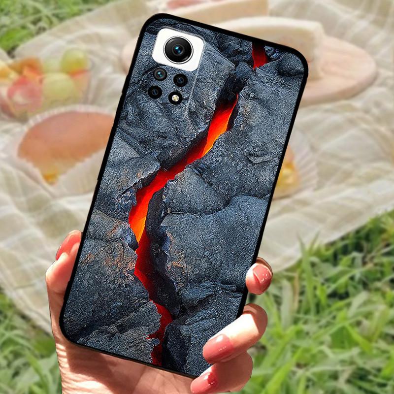 Чехол для Redmi Note 12 Pro 4G, силиконовый, мягкий, мраморный, черный бампер, Funda Coque, для Xiaomi Redmi Note 12 Pro, защитный чехол для телефона