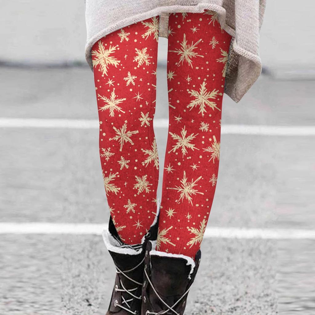 Женские брюки с принтом, эластичные мягкие хлопковые леггинсы, повседневная домашняя пижама