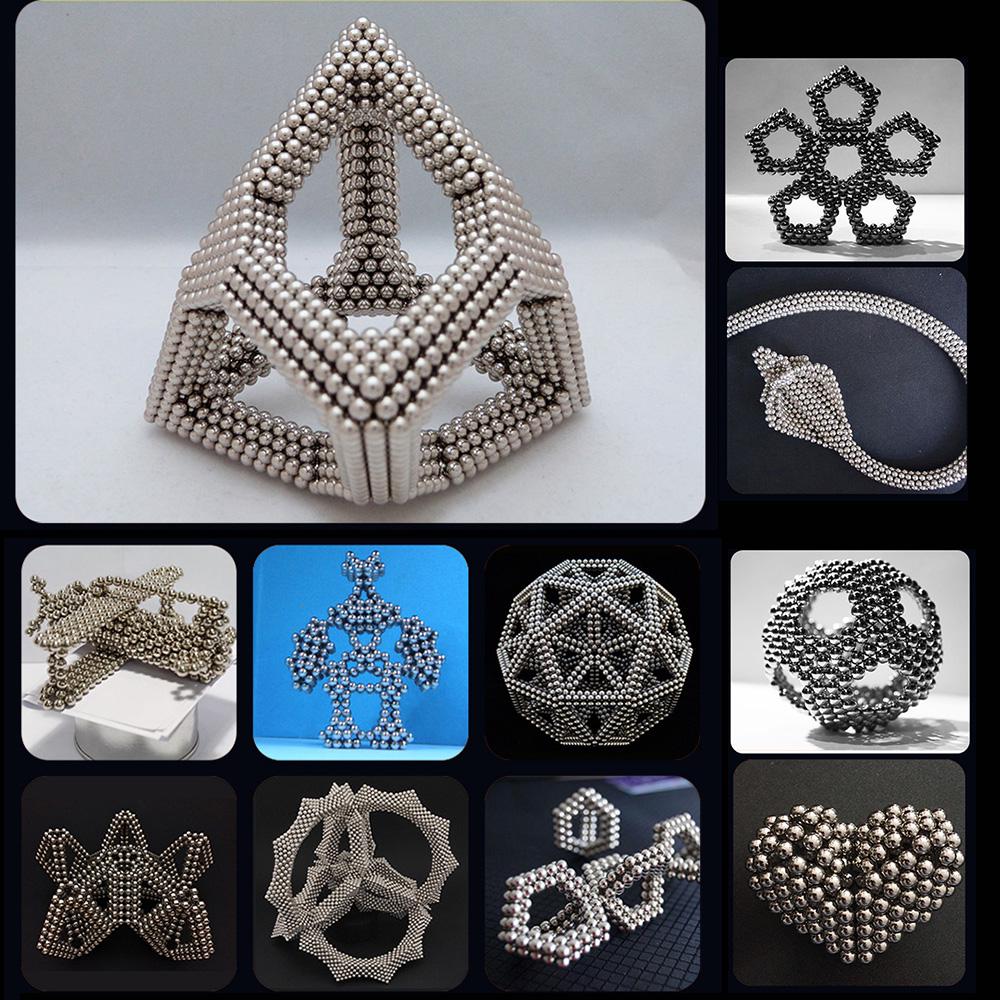 5 мм 125 шт. 5 цветов магнитные шарики магниты офисная игрушка магнитная скульптура Backyballs подарок для