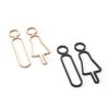 DIY Washroom Sign Plate Set Black Gold Toilet Sign Plate Wc Holder Signage Board  Home Decor