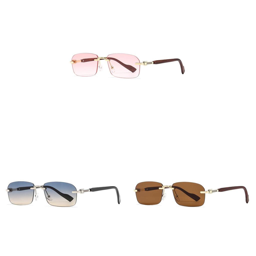 Mens Square Metal Sunglasses With Protection For Outdoor Sports And Fashion