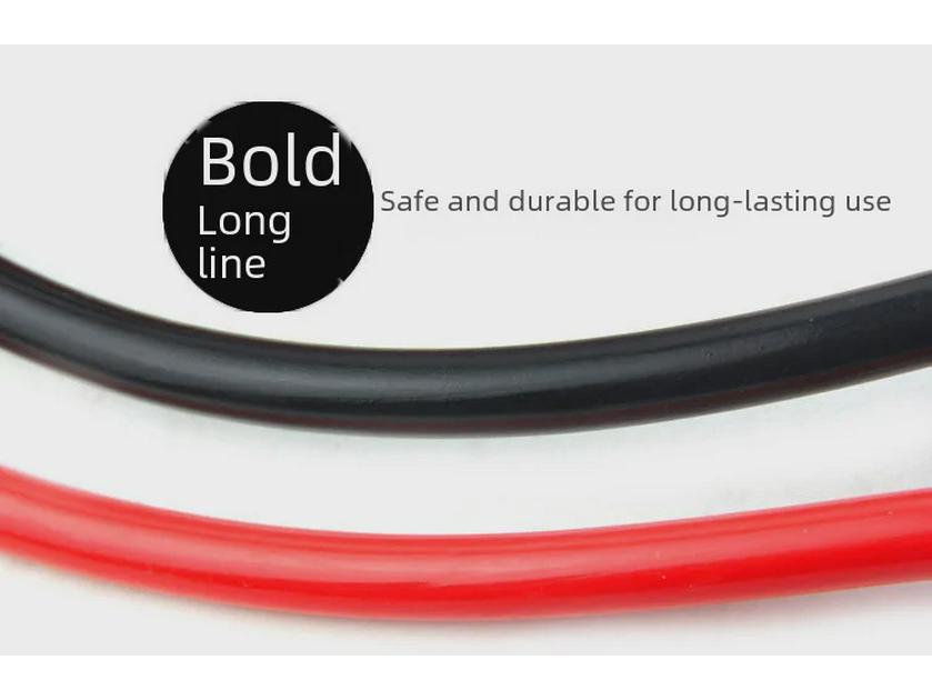 Кабель для подключения аккумулятора автомобиля повышенной прочности 500 А с зажимом Fire Wire