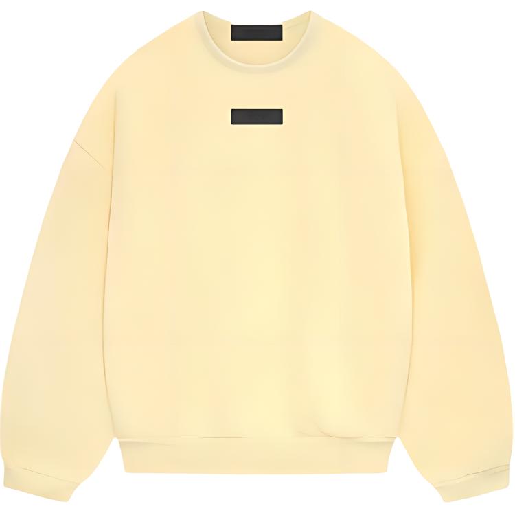 Fear of God Желтые мужские топы Essentials Crewneck Garden 192SP244681F