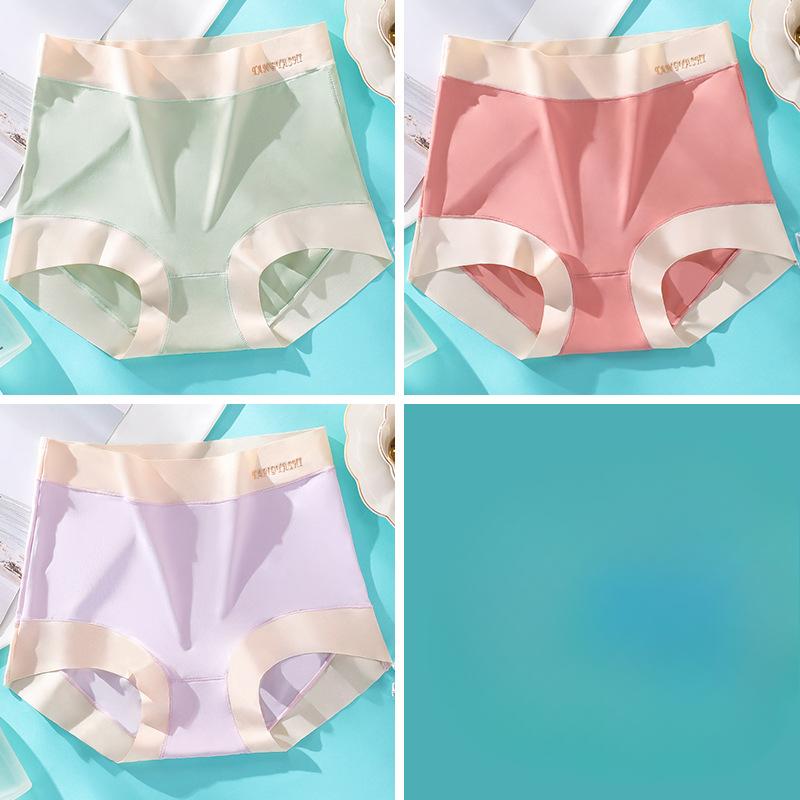 Женские бесшовные боксеры Ice Silk Plus Size