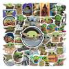 50Pcs Yoda Graffiti Stickers Suitcase Water Cup Stationery Mobile Phone Car Scooter Laptop Refrigerator Decoration Diy Decals