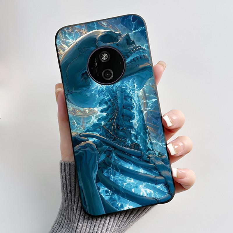 Чехол для Nokia 125 110 4G 2024 HMD 110 Чехол Эстетичный Роскошный Милый Крутой Для Мальчиков Девочек Мягкий Силикон Черный Матовый Крышка-Оболочка для Телефона