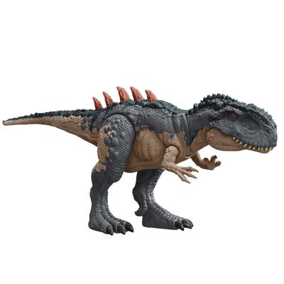 Mattel JURASSIC WORLD Большая фигурка динозавра Мапузавр Игрушка Всего Для детей от 4 лет и старше Уголь HTK81 Действие! Длина для детей, приблизительная. 35,6 см