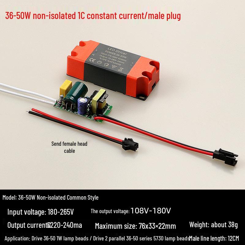 Внешний светодиодный драйвер питания 3 Вт/5 Вт для потолочных и точечных светильников