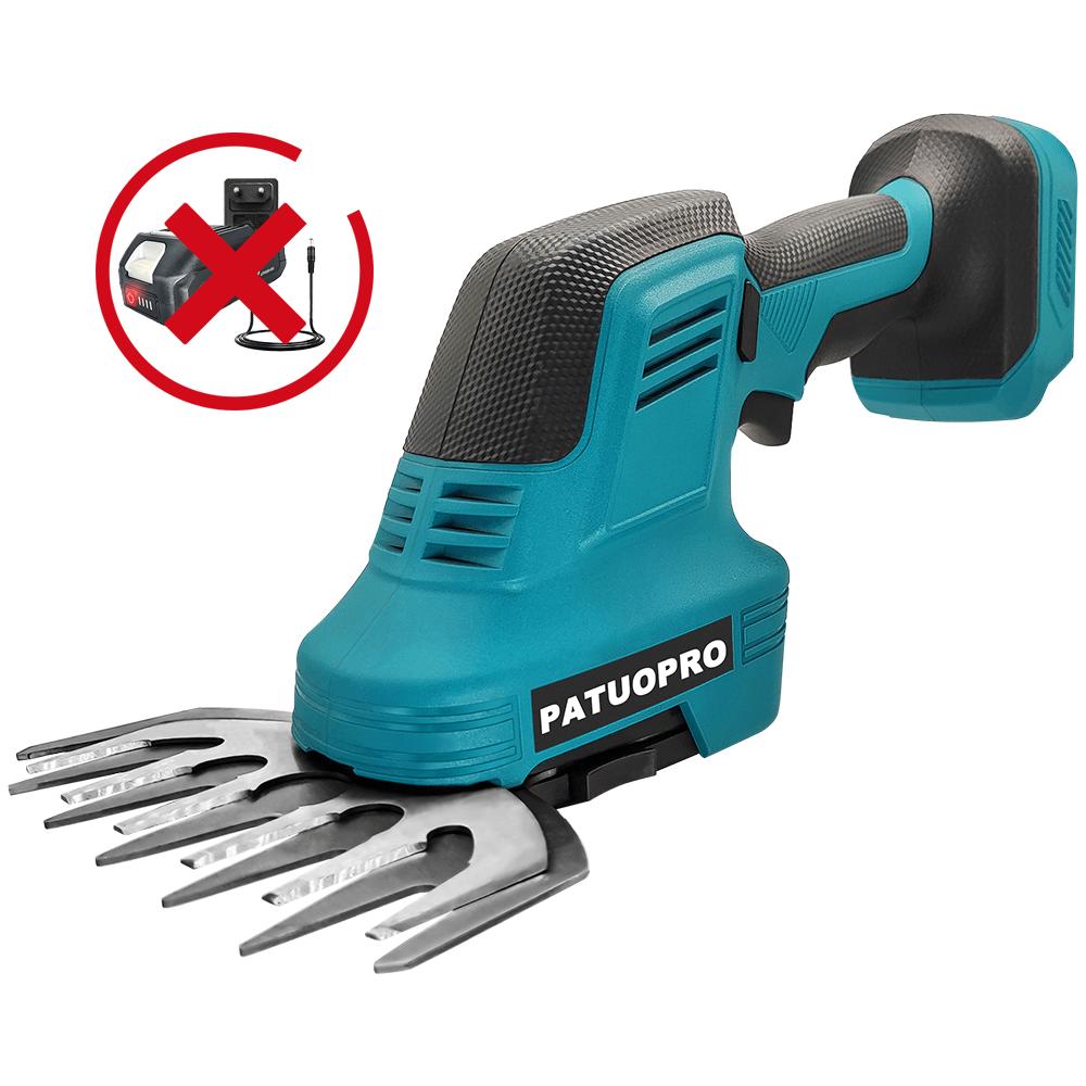 Аккумуляторные электрические ножницы-кусторез 2 в 1 21 В, перезаряжаемый ручной триммер для травы, садовый кусторез, подходит для аккумулятора Makita 18 В