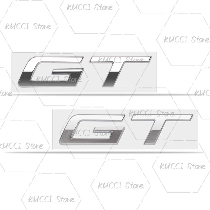 3D Car Sticker GT Logo Metal Emblem Badge Decals