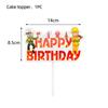 Firetruck Party Supplies Fire Paper Cups Fire Flame Drinking Straws Cake Topper Firefighter Birthday Party Decorations