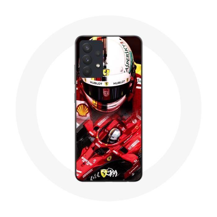 Coque pour Samsung Galaxy A13 4G / A13 4G Lite Formule 1 Sebastian Vettel F1 Rouge