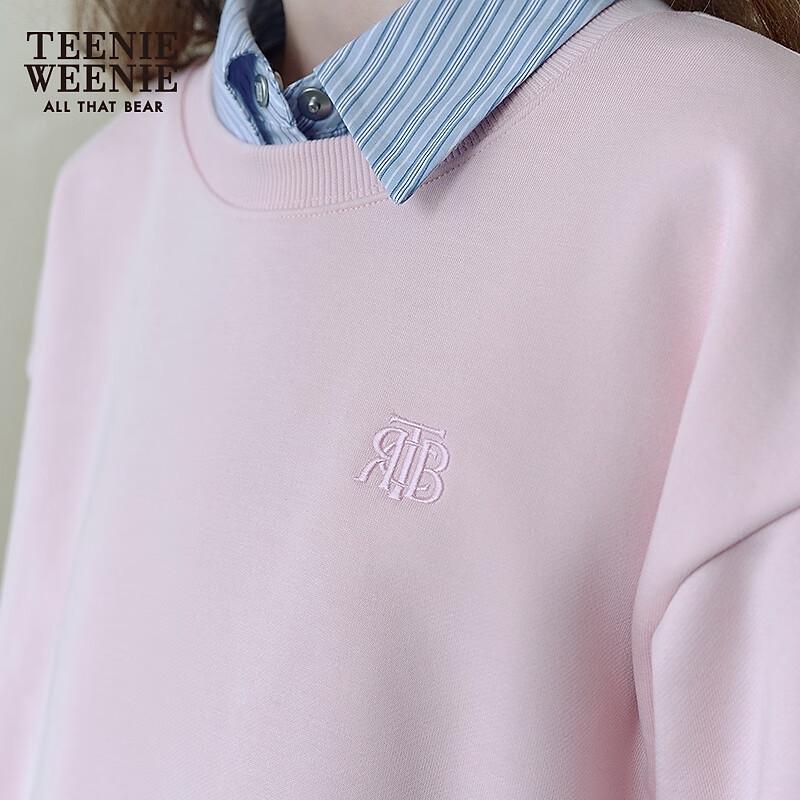 Teenie Weenie Women's Bear Graphic Crop Sweatshirt