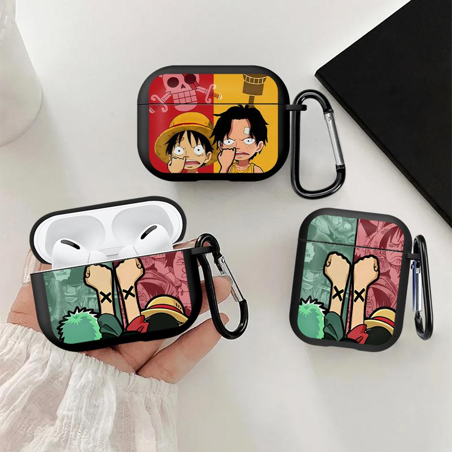 Cartoon One Piece Case For Airpods 3 Pro3 2 4 Pro2 Pro 1 Earphone Cases Cover