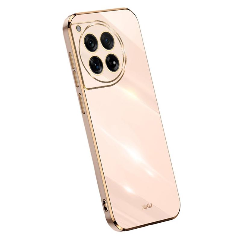 XINLI For OnePlus 12 5G Case Electroplating TPU Phone Cover Precise Lens Protection