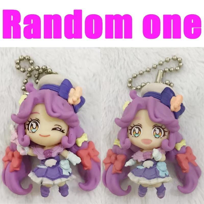 Капсульные игрушки Bandai Pretty Cure Tropical-Rouge Летний Ангел Фламинго Кьюр Пис Блоссом Хэппи Пич Фигурка-Подвеска Без Коробки