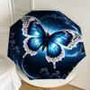 1PC Butterfly Night Automatic Open/Close Umbrella with Windproof, 8-Rib Sturdy Canopy, Durable Ribs, Fashionable Design, Outdoor Accessory, Fun Prin,