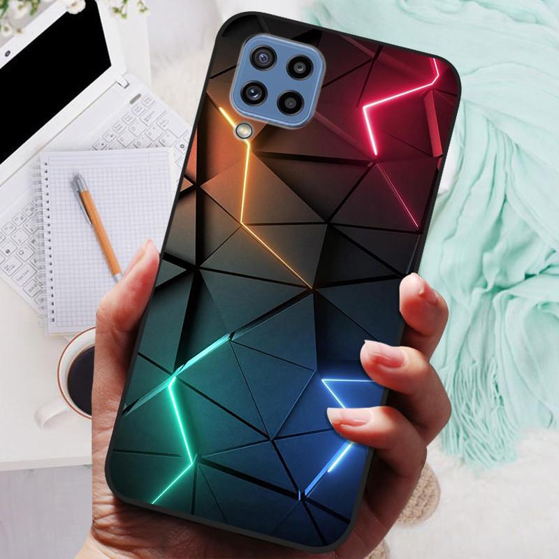 Чехол для Samsung M32 SM-M325F, ТПУ, Роскошный, Мягкий, Модный, Силиконовый Чехол для Телефона для Samsung Galaxy M32, Задняя крышка, Fundas, Оболочка