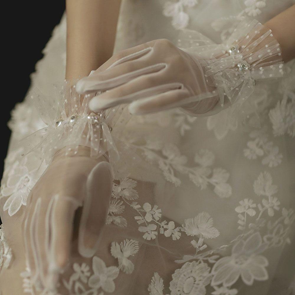 Праздничное платье Велосипедные перчатки Митенки Кружевные перчатки Свадебные перчатки Свадебные перчатки Митенки для свадебного платья