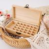 Compact Wood Essential Oils Organizers Multi Purpose Wood Storage Box Organizers For Essential Oils And Accessories
