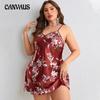Backless Sexy Halter Dress Plus Size Women's Simulation Silk Nightgown Casual Home Clothing