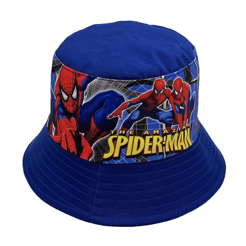 Spider Man Childrens Sun Hat With Wide Brim And Breathable Cotton For Summer