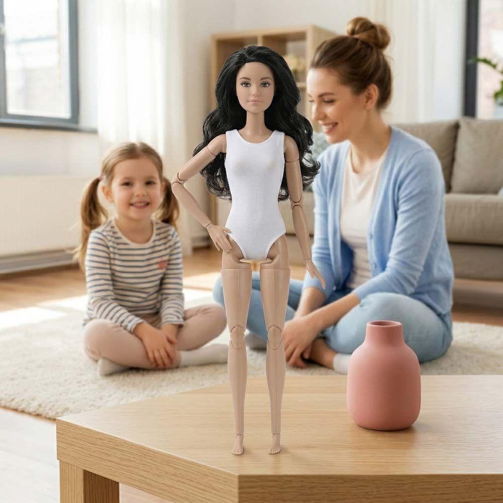 Dress Up 1/6 Doll Model Curly Hair Action Figure Body Supermodel Nude Doll Doll Accessories