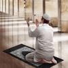 1шт паломнический молитвенный коврик Рамадан подарок дорожный молитвенный коврик портативный полиэстер мусульманский водонепроницаемый молитвенный коврик 5 цветов