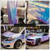 6m x 135cm Holographic White Rainbow Chrome PVC Vinyl Wrap Car Sticker Decals Car Styling Color Changing Films