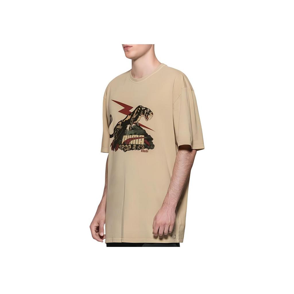 Puma Мужская футболка с коротким рукавом X RHUDE Collaborative, бежевая 595339-32