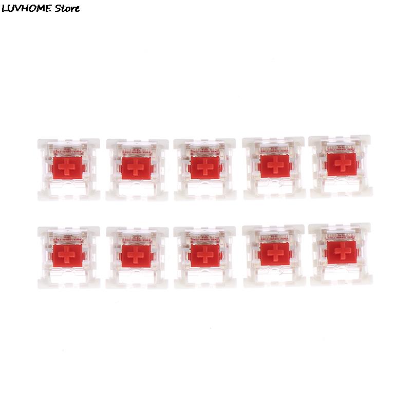 10 шт. Оригинальные механические переключатели для клавиатуры Cherry MX Ось Вал Переключатель RGB синий