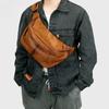 Cowhide Waist Bag Large Capacity Convenient Men's Multifunctional Slanting Cross Leather Chest Bag