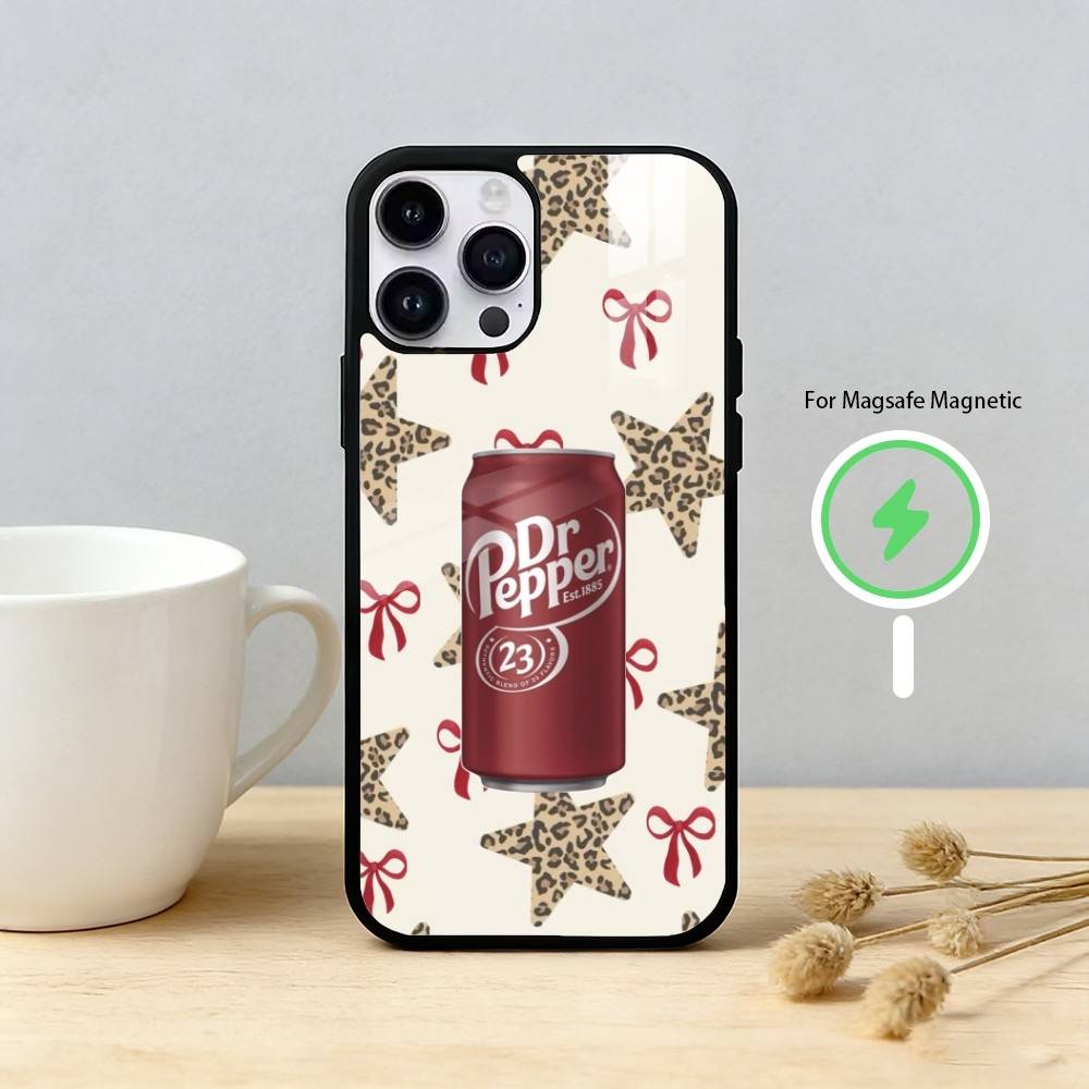 Чери напиток Бренд D-Dr P-Pepper Чехол для телефона Для iPhone 17,16,15,14,13,12,Plus,Pro,Max Для магнитной беспроводной зарядки