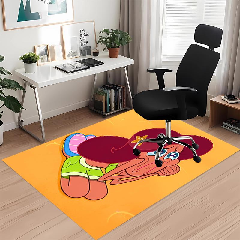 Zig & Sharko Printed Carpetrugfor Office Chair Living Room Bedroom Kitchen Room Decor Gifts