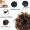 MISS WIG Synthetic Buns Hair Piece 60g Elastic Drawstring Large Curly Scrunchies Ponytail Extensions Hair for Women Daily Use