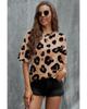 Azura Exchange Leopard Print Loose T-Shirt