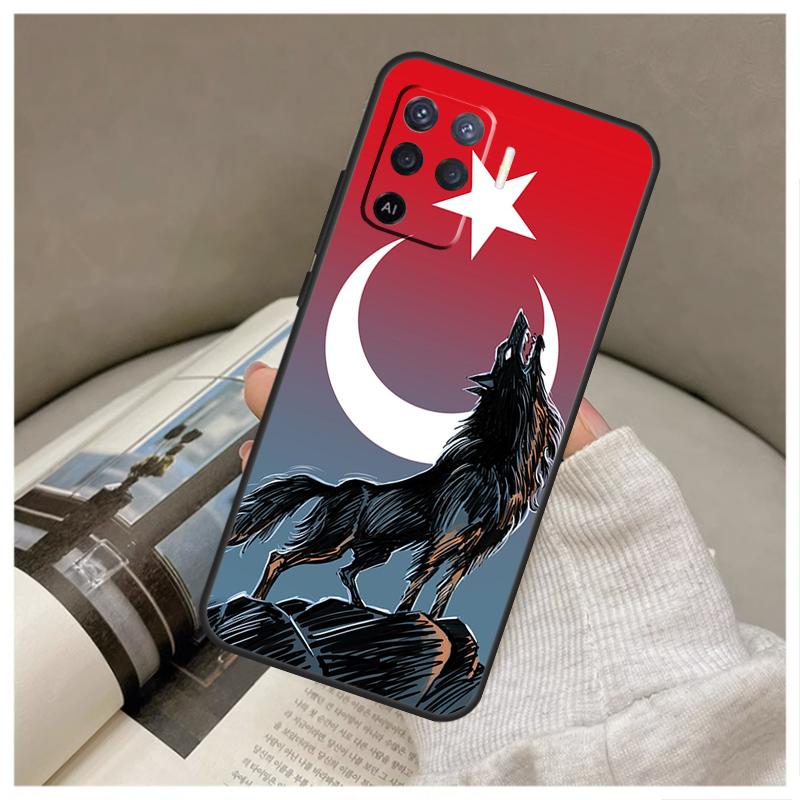 Турция Турецкий Флаг Для OPPO A79 A58 A78 A98 A15 A16 A76 A96 A17 A77 A52 A72 A5 A9 A94 A74 A57S A53S A54S Чехол