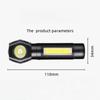 Outdoor Headlights Long Endurance Strong Light Led Rechargeable Mounted Ultra Bright Magnetic Pen Holder Dual Purpose Flashlight