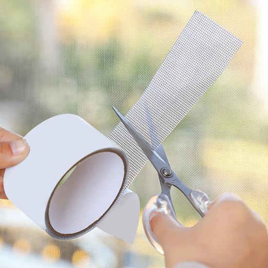 2 рулона ленты для ремонта оконных сеток, ширина 5 см, самоклеящаяся заплатка для ремонта оконных сеток для москитных сеток, палаток, всепогодная противомоскитная сетка от насекомых, сломанная