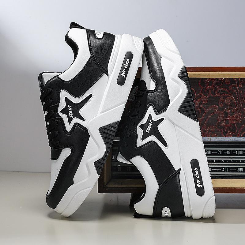 Men's Fashion Casual Low Top Skateboarding Shoes Boys Comfortable Sneakers Male Students Trending Soft Sole Classic Breathable Gym Non-slip