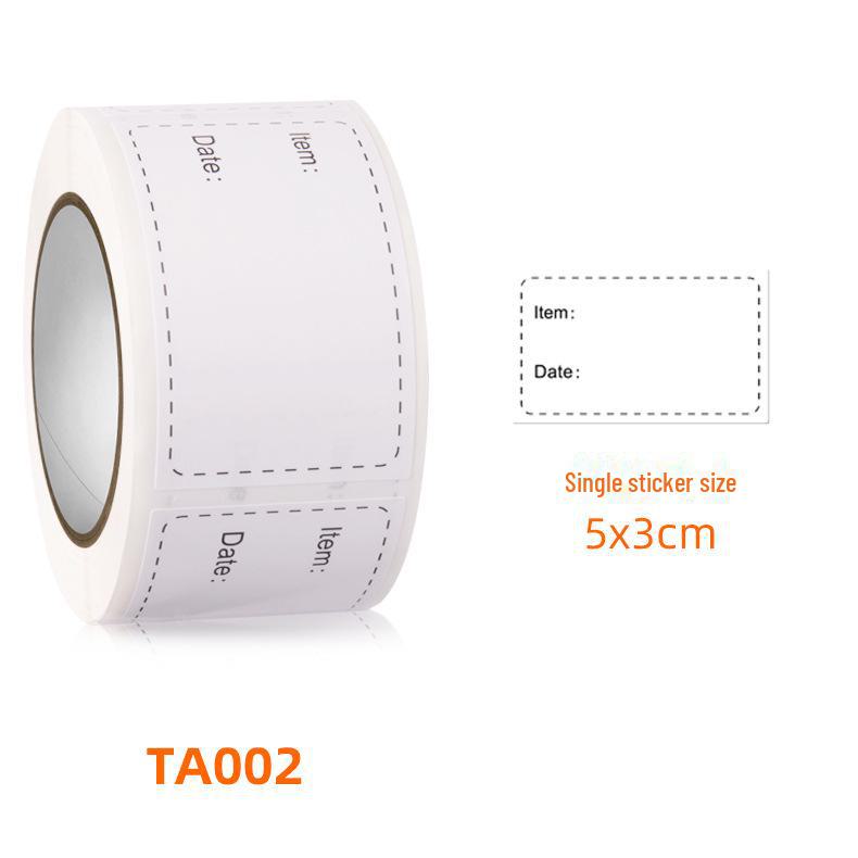 Этикетки безопасности пищевых продуктов: Пустые наклейки для хранения на кухне и холодильнике