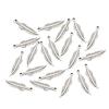 20Pcs Vintage Leaf Feathers Charms Pendant Jewelry DIY Making Crafts