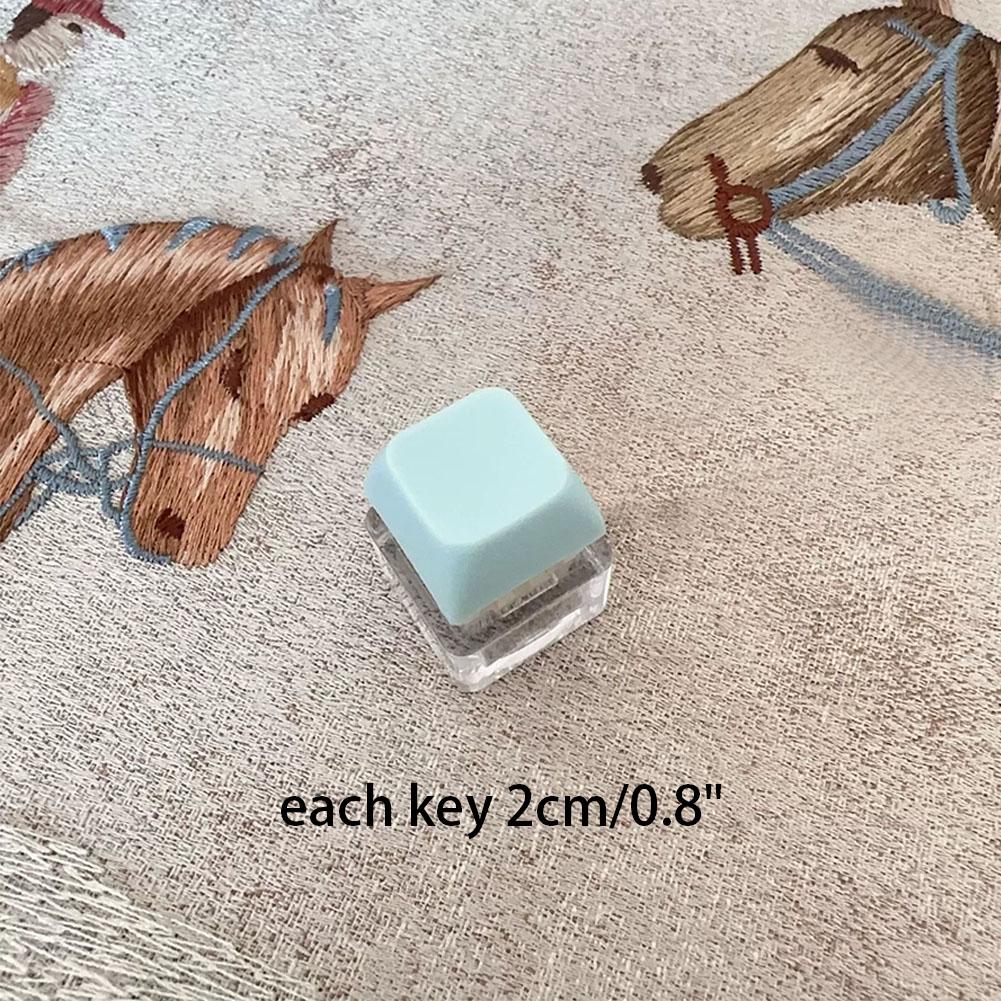 Colorful Keyboard Fidget Toys For Adults Kids,1/4/5/9‑buttons Pastel Keyboard Clicker Keychain For Work Stress Relief Anxiety