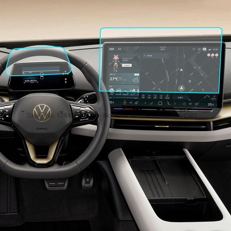 Закаленное стекло Для Volkswagen ID.UNYX 2024 2025 Автомобильная GPS-навигация Защитная пленка LCD-экран Защитное стекло экрана Антицарапающая пленка
