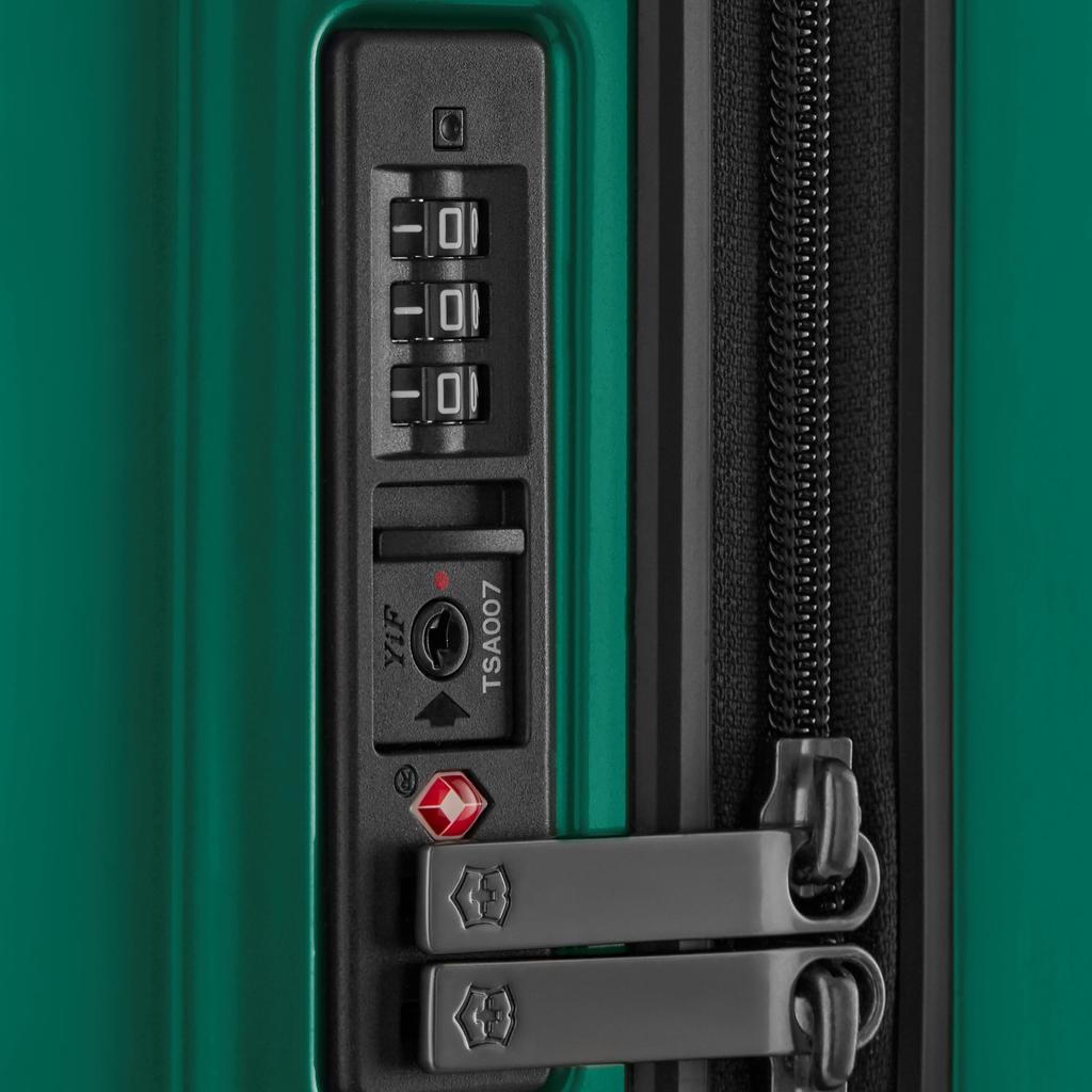 Airox Global Ультралегкий чемодан для переноски, сумка для путешествий, деловых поездок, бесшумный, с двумя колесами, застежка-бабочка, тип молнии, 33 л, лесной зеленый