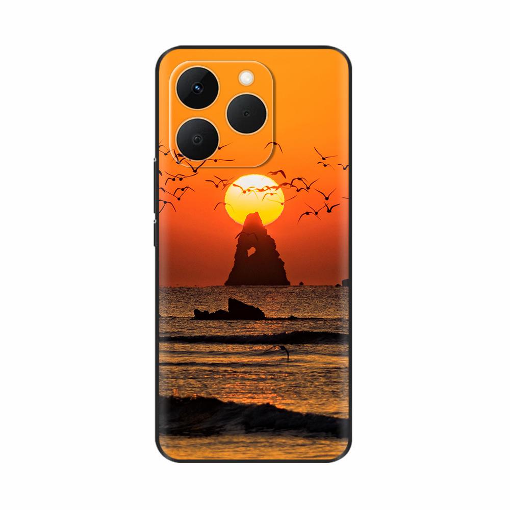 Black Silicone Case For Realme 15T Shockproof Back Cover Soft Black Silicone Bumper For Realme 15 Pro 15T Cases Coque Funda Etui